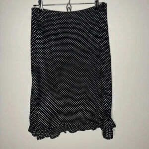 VINTAGE Retro Susan Lawrence POLKA DOT SKIRT